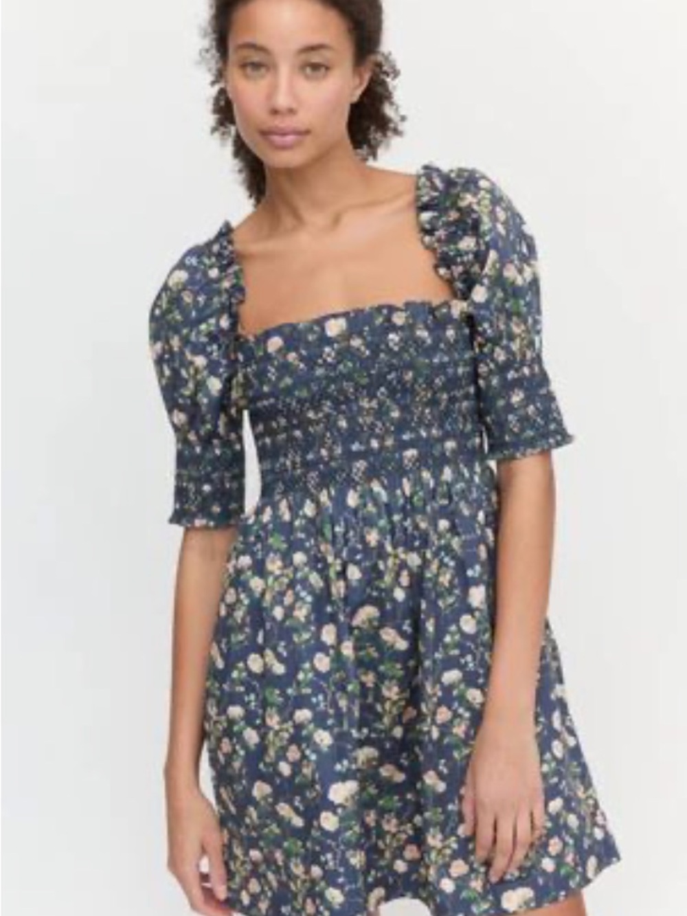 Hill House The Lila Nap Dress - Navy Bluebonnet